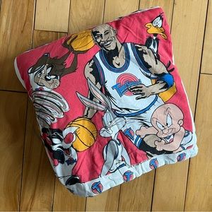 Vintage Space jam custom made blanket